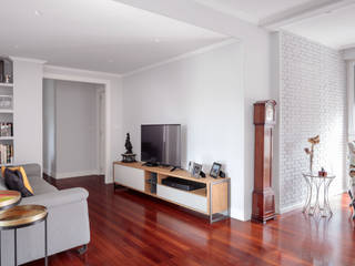 Reforma integral de piso en Bilbao, Basoa Decoración Basoa Decoración Modern living room