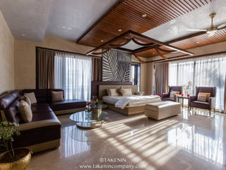 Rewari Residence, TakenIn TakenIn Modern Bedroom