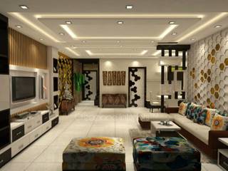 1 Bedroom & Living room Design, Creazione Interiors Creazione Interiors Living roomSofas & armchairs