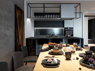 Doppelhaushälfte in Contemporary, ArDeStudio ArDeStudio Modern dining room