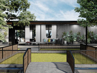 SIKA STABLE, STUDIO PARADIGM STUDIO PARADIGM Modern style gardens