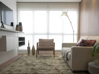 907 Apartamento 2 Dormitórios, BWL - Design de Interiores BWL - Design de Interiores Salas modernas