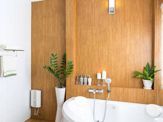 R E L A X - Diseño y construcción de Baños, Corporación Siprisma S.A.C Corporación Siprisma S.A.C Minimalist style bathroom White