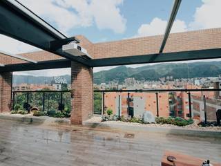 Terraza Virrey, Marga Marga Balcones y terrazas de estilo moderno