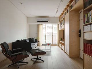 Apartment L, 六相設計 Phase6 六相設計 Phase6 Salon minimaliste