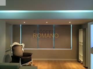 Estores interior & Exterior, Estores Romano- Decoração & Proteção Solar Estores Romano- Decoração & Proteção Solar 現代房屋設計點子、靈感 & 圖片