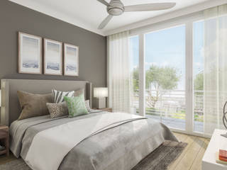 Interior Renderings, Panoviz Studios Panoviz Studios Modern style bedroom