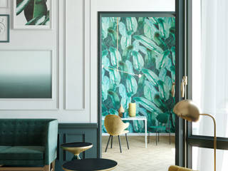 WALLPAPER, notooSTUDIO srl notooSTUDIO srl Salones de estilo moderno