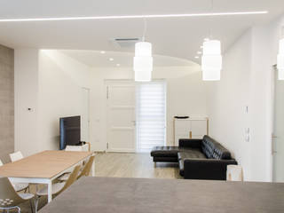 Una casa riportata a nuova vita - 120 mq, Studio ARCH+D Studio ARCH+D Soggiorno moderno