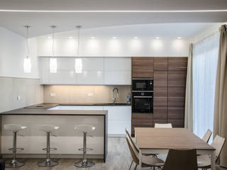 Una casa riportata a nuova vita - 120 mq, Studio ARCH+D Studio ARCH+D Modern kitchen
