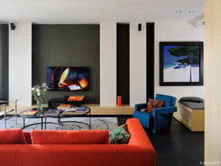 Appartement Pierre Corneille, Franck VADOT Architecture Franck VADOT Architecture Living roomSofas & armchairs Wood White
