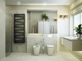 Интерьер дома, Design studio broliaishaunuoliai Design studio broliaishaunuoliai Modern bathroom