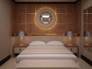 MOZAMBIQUE HOTEL PROJECT, VOLKAN TURHAN INTERIORS ARCHITECT VOLKAN TURHAN INTERIORS ARCHITECT Dormitorios modernos