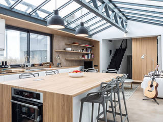 Loft à l'esprit industriel, Créateurs d'Interieur Créateurs d'Interieur Built-in kitchens