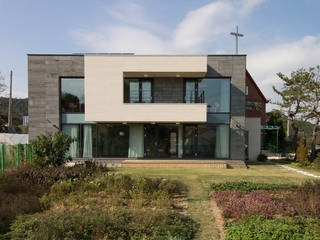 당진주택, 스튜디오메조 건축사사무소 스튜디오메조 건축사사무소 Country house پتھر