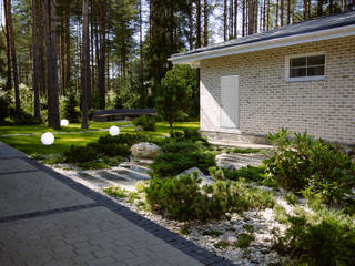 Охтинский парк, DEREVO PARK DEREVO PARK Voortuin Hout Hout