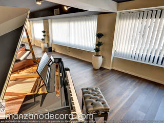 Instalación de Verticales y Estores en Hinves Pianos en Madrid, Manzanodecora Manzanodecora Modern windows & doors
