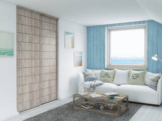 Ambiance Bord de mer, Kazed Kazed Living room Chipboard