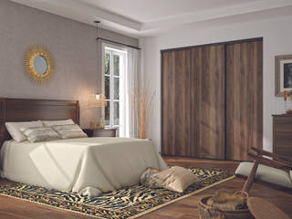 Ambiance Ethnique, Kazed Kazed Kamar Tidur Gaya Kolonial Chipboard