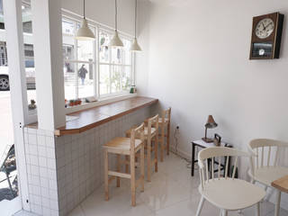레스토랑 인테리어 RESTAURANT INTERIOR_부산인테리어, 감자디자인 감자디자인 Minimalist dining room
