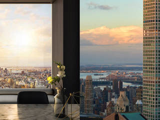 Molteni & C Furnished Penthouse, Nova Iorque, DelightFULL DelightFULL Commercial spaces Copper/Bronze/Brass Black