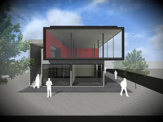 LOCALES COMERCIALES 3D (40m2 - 130m2), Vicente Espinoza M. - Arquitecto Vicente Espinoza M. - Arquitecto