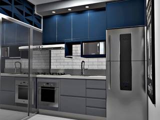 Cozinha | Apartamento, Planejadecor Planejadecor Small kitchens