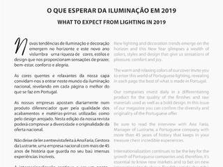 ​PORTUGUESE LIGHTING NETWORK MAGAZINE – Issue 10, LUZZA by AIPI - Portuguese Lighting Association LUZZA by AIPI - Portuguese Lighting Association Nhà