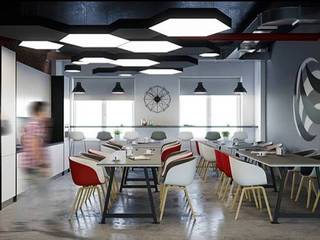 Comedor Industrial, Taller Siete Nueve Arquitectura Taller Siete Nueve Arquitectura Comedores modernos