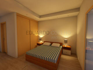 APARTAMENTO T2, Eduardo Coelho Arquitecto Eduardo Coelho Arquitecto مطابخ صغيرة