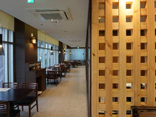 레스토랑 인테리어 RESTAURANT INTERIOR_부산인테리어​, 감자디자인 감자디자인 Asian style dining room