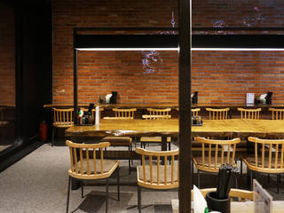레스토랑 인테리어 RESTAURANT INTERIOR_부산인테리어, 감자디자인 감자디자인 Asian style dining room