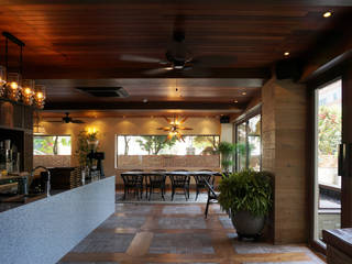 카페 인테리어 CAFE INTERIOR_부산인테리어, 감자디자인 감자디자인 Tropical style dining room