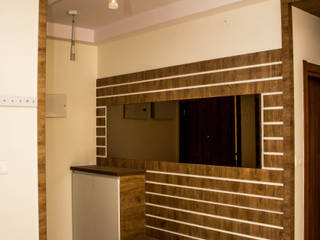 Nikoo Homes bhartiya City Bangalore, SSDecor SSDecor Modern Living Room Engineered Wood Multicolored