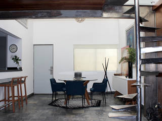 Pent House, San Pedro de los Pinos, AU Lab AU Lab Eclectic style dining room