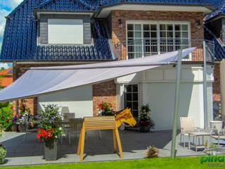 Sonnensegel - elektrisch aufrollbar | Terrasse| Sammlung, Pina GmbH - Sonnensegel Design Pina GmbH - Sonnensegel Design Modern Garden Grey