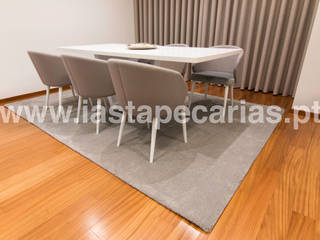 Casa Particular, Maia, IAS Tapeçarias IAS Tapeçarias Modern dining room Textile Amber/Gold