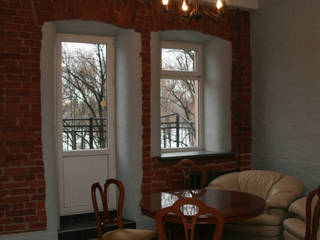 Кухня в стиле Лофт, Елена Колембет Елена Колембет Rustic style dining room Bricks