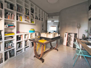 Casa studio, Stratigrafie Stratigrafie Ruang Studi/Kantor Modern