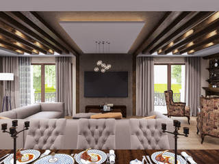 Şerafettin Ö. - Villa, ANTE MİMARLIK ANTE MİMARLIK Modern Living Room Beige