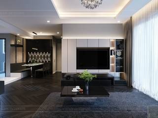 THIẾT KẾ CĂN HỘ ESTELLA HEIGHTS - Thiết kế Nơi bạn thuộc về!, ICON INTERIOR ICON INTERIOR Modern Living Room