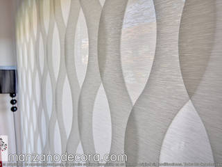 Instalación de Cortinas verticales de formas en Villalbilla, Manzanodecora Manzanodecora Modern windows & doors