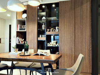 【寓意】, 璞玥室內裝修有限公司 璞玥室內裝修有限公司 Modern dining room Wood Wood effect