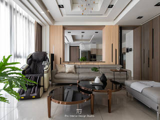 新埔【L宅】, 璞玥室內裝修有限公司 璞玥室內裝修有限公司 Modern living room Wood Wood effect