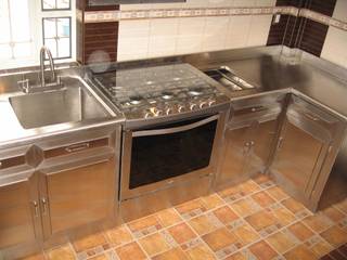 COCINA ACERO INOXIDABLE, TRAMEINOX TRAMEINOX Industrial style kitchen