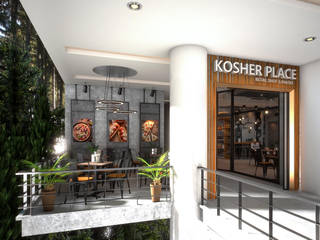 Kosher restaurant by UpMedio Design, UpMedio Design UpMedio Design Коммерческие помещения