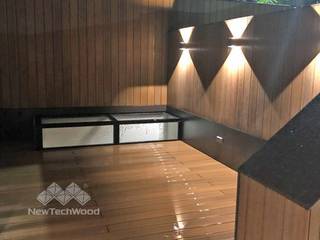 庭院地面與牆面, 新綠境實業有限公司 新綠境實業有限公司 Aziatische tuinen Houtcomposiet Hout