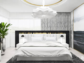 Aranżacje nowoczesnej sypialni | ARTDESIGN, ARTDESIGN architektura wnętrz ARTDESIGN architektura wnętrz Dormitorios modernos
