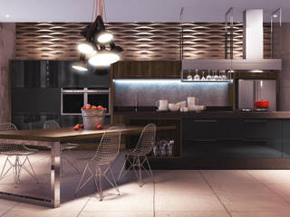 COZINHAS, INUSITTÁ COZINHAS INUSITTÁ COZINHAS Kitchen units لکڑی Wood effect