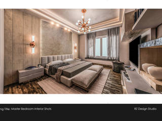 Private residence - Palm Hills Golf, Reham Ezzeldin Design Studio Reham Ezzeldin Design Studio 臥室